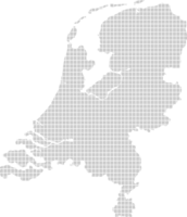 netherland pixel map vector