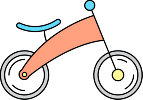 bicicleta niño vector