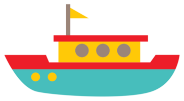 fishing ship vector