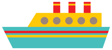 línea de cruceros vector