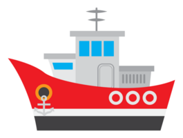 fishing ship vector