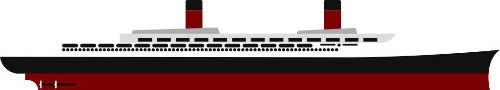 cruise ship vector