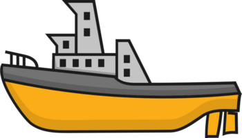 fishing ship vector