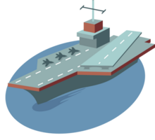 combat ship vector