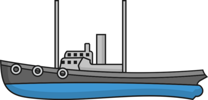 fishing ship vector