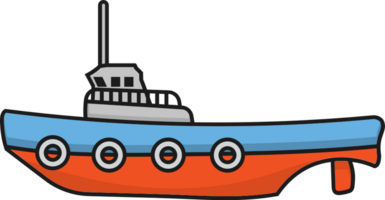 barco de pesca vector