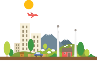 Green city vector