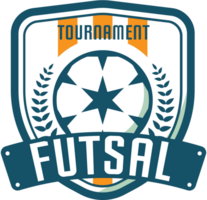 cresta de fútbol sala vector