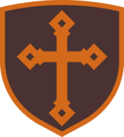 cresta medieval blason vector