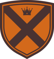 Medieval blason crest vector