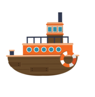 fishing ship vector