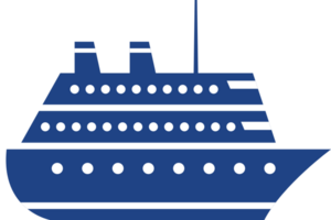 cruise ship vector