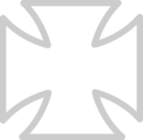 Maltese cross vector