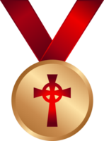 Maltese cross medal vector