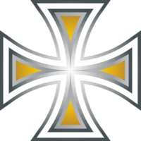 Maltese cross vector