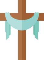 cruz cristiana vector