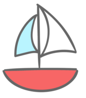 sailboat vector