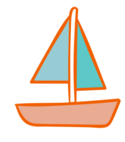 sailboat vector