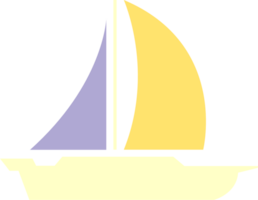 sailboat vector