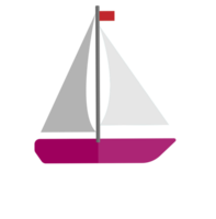 sailboat vector