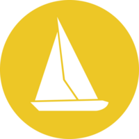 sailboat vector