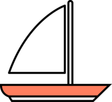 sailboat vector