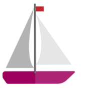 sailboat vector