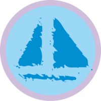 sailboat vector