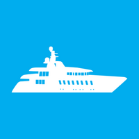 línea de cruceros vector