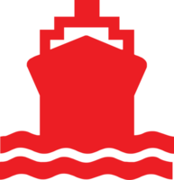 línea de cruceros vector