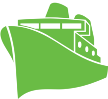 línea de cruceros vector