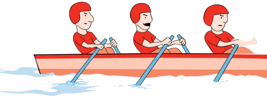 canoe sprint vector