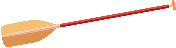 canoe paddle vector