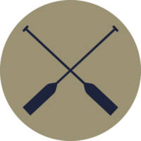 canoe paddle vector