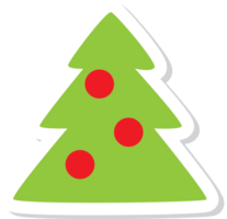 Christmas decoration tree vector