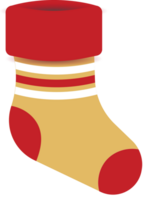 Christmas stocking decoration vector