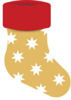 Christmas stocking decoration vector