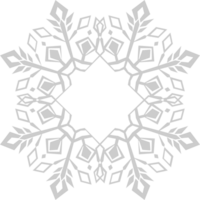 decoración de copo de nieve vector