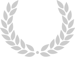 Olive wreath decoration vector