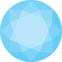 Diamond topview vector