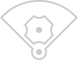 Baseball diamond vector