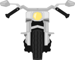 chopper motorcycle vector