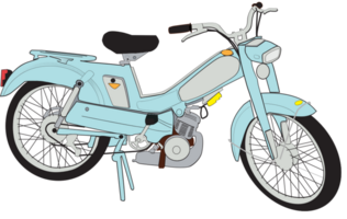 motocicleta vintage vector