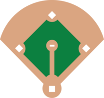 Baseball diamond vector