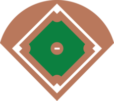 Baseball diamond vector