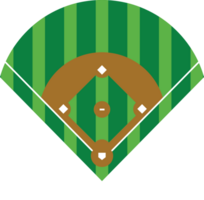 Baseball diamond vector