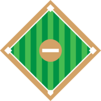 Baseball diamond vector