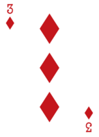 Diamond poker card vector