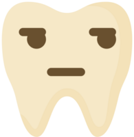 sonrisa de diente emoji vector