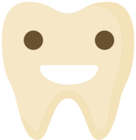 sonrisa de diente emoji vector